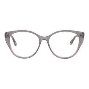 New Authentic Chloé Womens Cat Eye Grey Grey Transparent Fashion Designer Sungla
